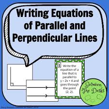 Writing Equations Of Parallel And
