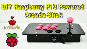 diy raspberry pi 3 powered arcade stick