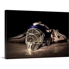 Wall art measures 29 x 26.5. Premium Thick Wrap Canvas Wall Art Print 24 X16 Entitled Ice Hockey Goalie Mask And Gloves Best Buy Canada
