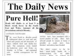Headline the title of the story, which should grab the reader's attention and sum up the main idea of the story. Newspaper Report Writing Examples In Pdf Examples
