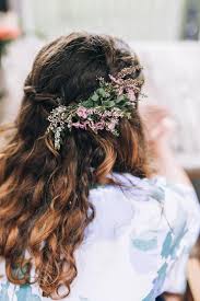 This unique piece is the perfect finishing touch to any boho wedding hair style. Boho Country Wedding With Native Flowers Bridesmaid Hair The Wedding Playbook