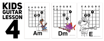 Easy Kids Guitar Songs Using The Chords That Children Should
