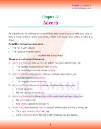english grammar chapter 12 adverbs