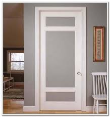 White Color Interior Room French Door
