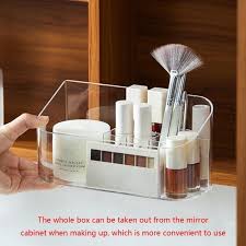 clear cosmetic storage organizer makeup
