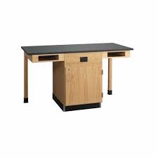 wood general science lab projector table