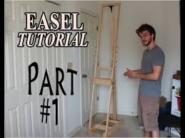 I ended up cutting them all to about 46 inches. Diy How To Make An Adjustable Artist Easel Part 1 Youtube