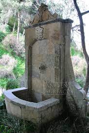 Antique Limestone Wall Fountains