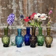 Turquoise Glass Tete Vase La