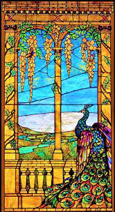 Peacock Faux Stained Glass
