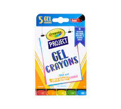 gel crayons 5 orted coloring