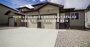 Maybe you would like to learn more about one of these? How Long Does Driveway Sealer Need To Dry Before Rain