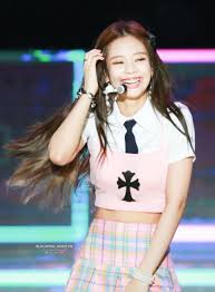 Blackpink's jennie might be known as the human gucci, but her wardrobe choices in her solo debut mv take her sartorial game to the next level. Blackpink Jennie 170724 Stage Outfit Kpop Profiles Makestar
