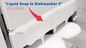 liquid soap in dishwasher here s how