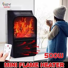 Flame Heater 500w Mini Portable