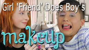 friend does boy s makeup funny