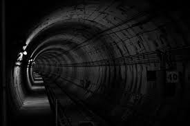 Image result for black and white tunnel