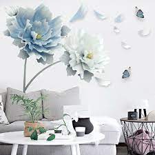 Removable Flower Lotus Erfly Wall