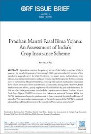Pradhan Mantri Fasal Bima Yojana An Assessment Of Indias