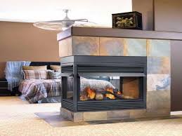 modern ventless gas fireplace with