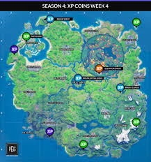 Fortnite has now released their first major update since the start of season 4 and it has. Fortnite Season 4 Week 4 Xp Coins Pro Game Guides