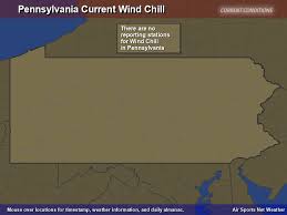 Pennsylvania Wind Chill Map Air Sports Net