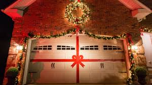 8 fun holiday garage door decoration