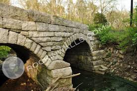 dry laid stone double arch bridge cky