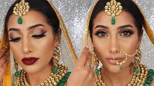 indian bridal soft glam makeup 2 lip