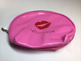 new younique makeup bag lips lip pink
