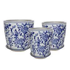 Round Porcelain Pots