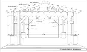 1818) the wooden gazebo plan. Plan For An Easy 16 X 20 Diy Solid Wood Pergola Or Pavilion Western Timber Frame