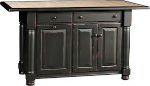 solid wood kitchen island with two drawers