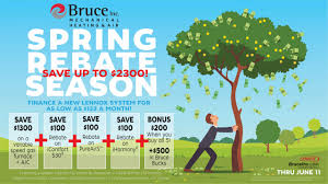 They are known to make noise ranging from 55 db to 75 db. Rebates Save Big With Bruce Heating Air Conditioning