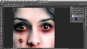 bloodshot eyes photo video tutorial