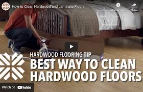 clean hardwood and laminate floors