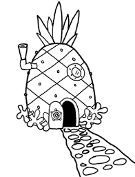 This fruit originally originated from the native local population of paraguay in south america, then brought to spain when columbus. Coloring Pages Spongebob Pineapple Coloring Drawings House Primary Math Worksheets Free Printable