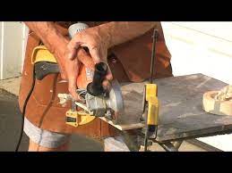 Cutting Tile With An Angle Grinder