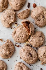 chocolate meringue cookies with