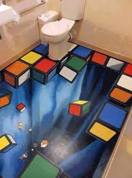 Download free game flooring crazy 1.0.8 for your android phone or tablet, file size: 13 3d Bathroom Floor Designs That Will Mess With Your Mind