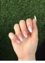 Pink white blue nail : Pink And White Nail Art Ladystyle