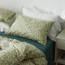 ever lasting fl bedding set green