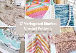 17 variegated yarn crochet patterns