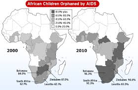 Image result for HIV Africa map
