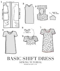 easy shift dress pattern sewing