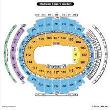 madison square garden seating chart