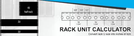 Rack Unit Calculator From Penn Elcom Online