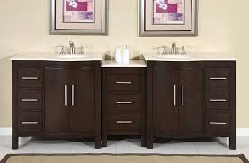 We want a bathroom vanity that'll get the job done and look good doing it—one that's as attractive and chic as it is utilitarian. 89 Inch Espresso Modern Double Sink Bathroom Vanity Marble