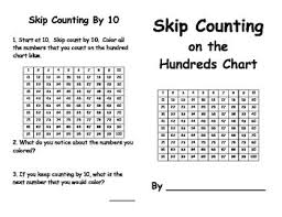 Skip Counting On The Hundred Chart Book