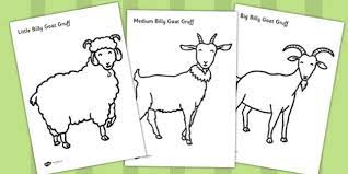 The classic fairy tale of the three billy goats gruff is about three goats who would like to graze on. The Three Billy Goats Gruff Coloring Sheets Teacher Made